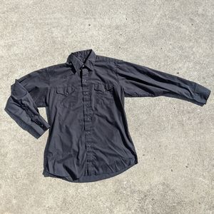 Panhandle Slim Mens Western Black Pearl Snap Shirt